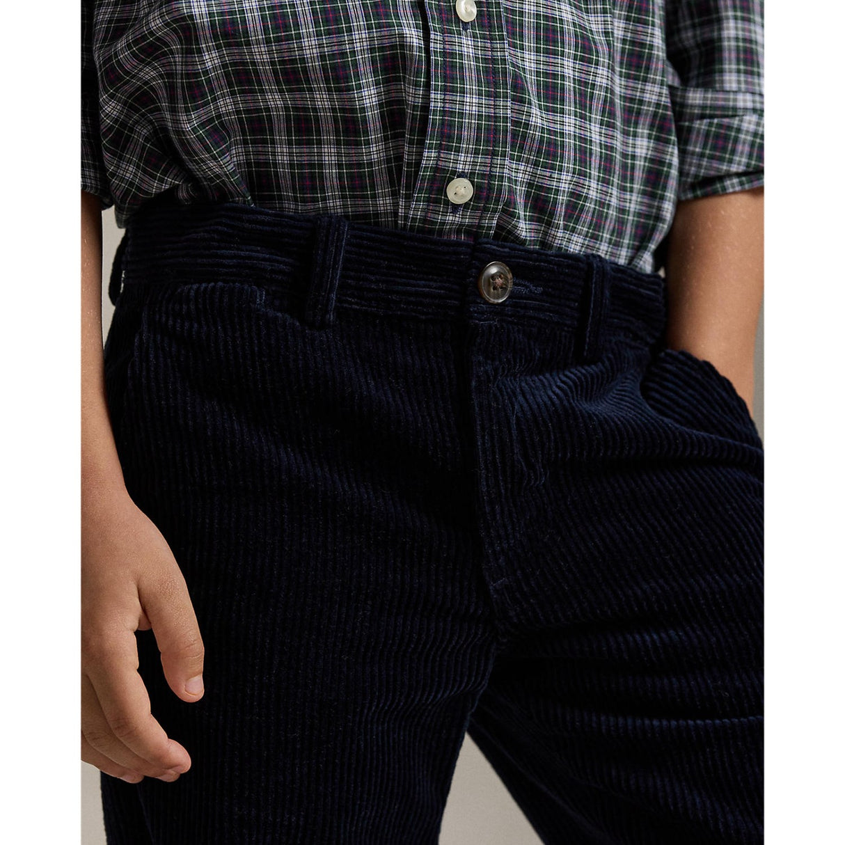 Polo Ralph Lauren Hunter Navy Flat Front Byxor
