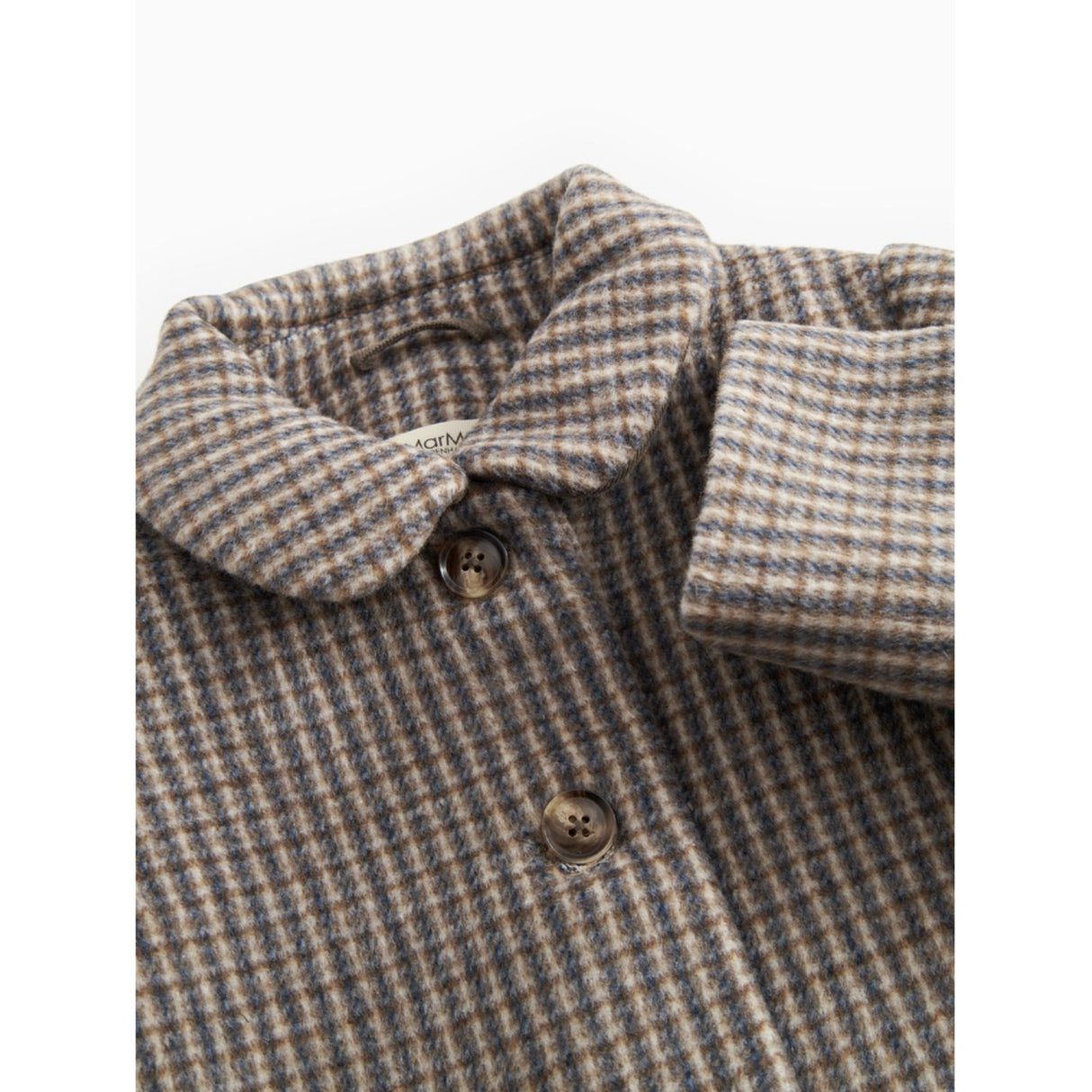 MarMar Wool Check Heritage Check Oval Jacka
