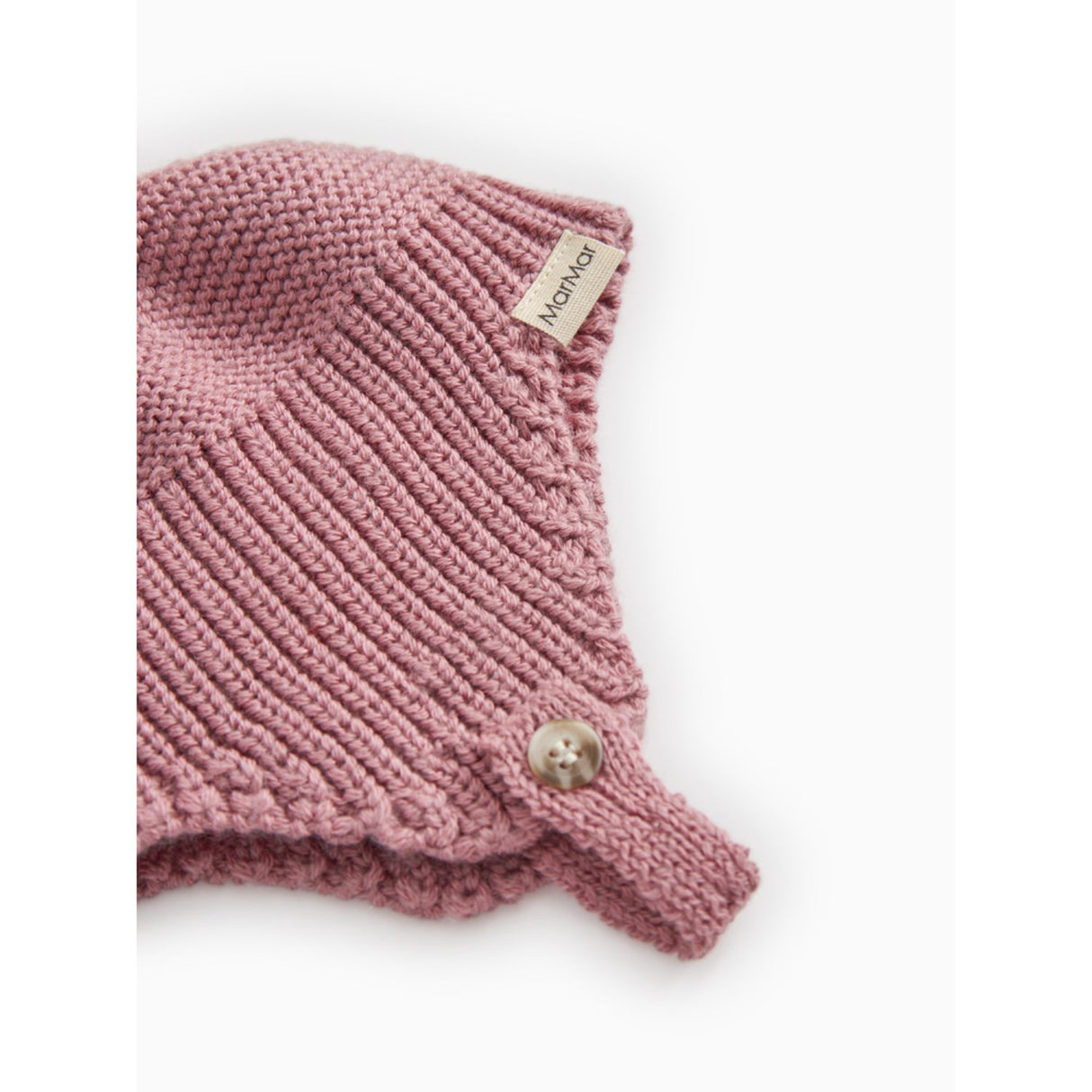 MarMar Light Cotton Wool Fisherman Autumn Russet Aly Pompom Mössa