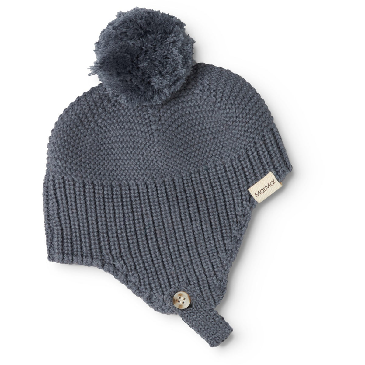 MarMar Light Cotton Wool Fisherman Rainstorm Aly Pompom Mössa