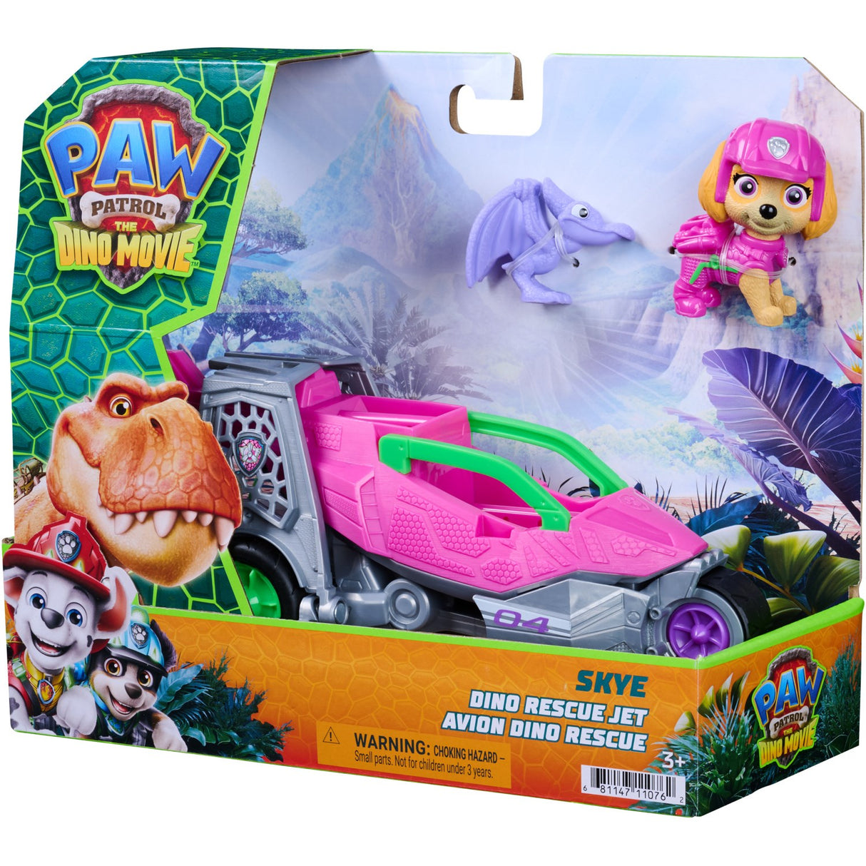 Paw Patrol Movie 3 Dino Tema Køretøj Skye