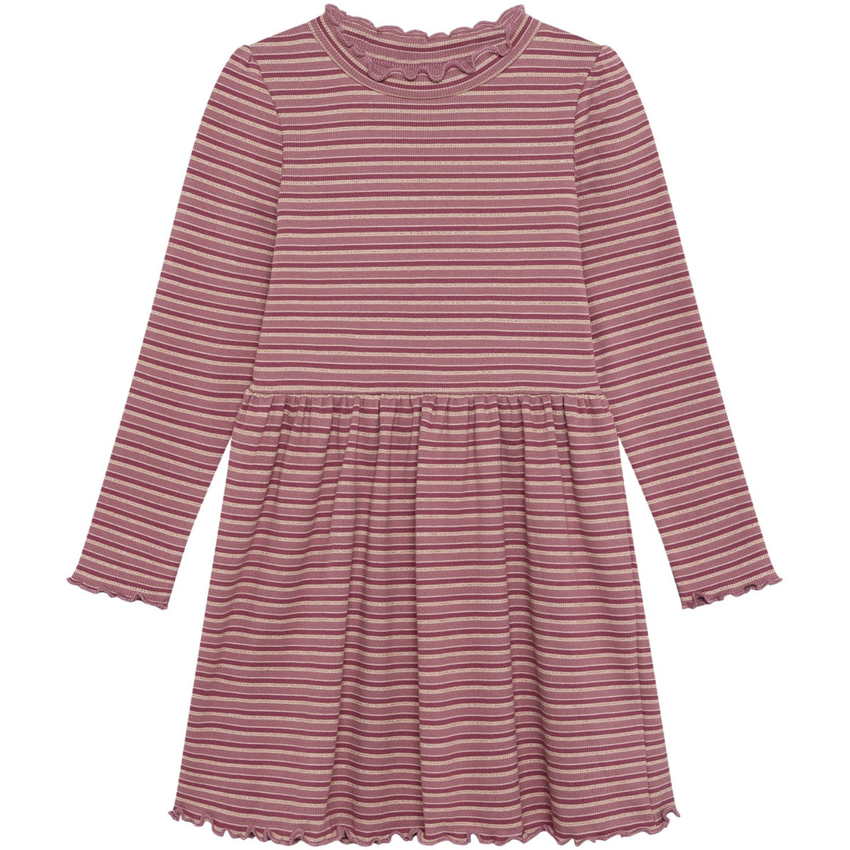 Minymo Nostalgia Rose Klänning Ls Rib