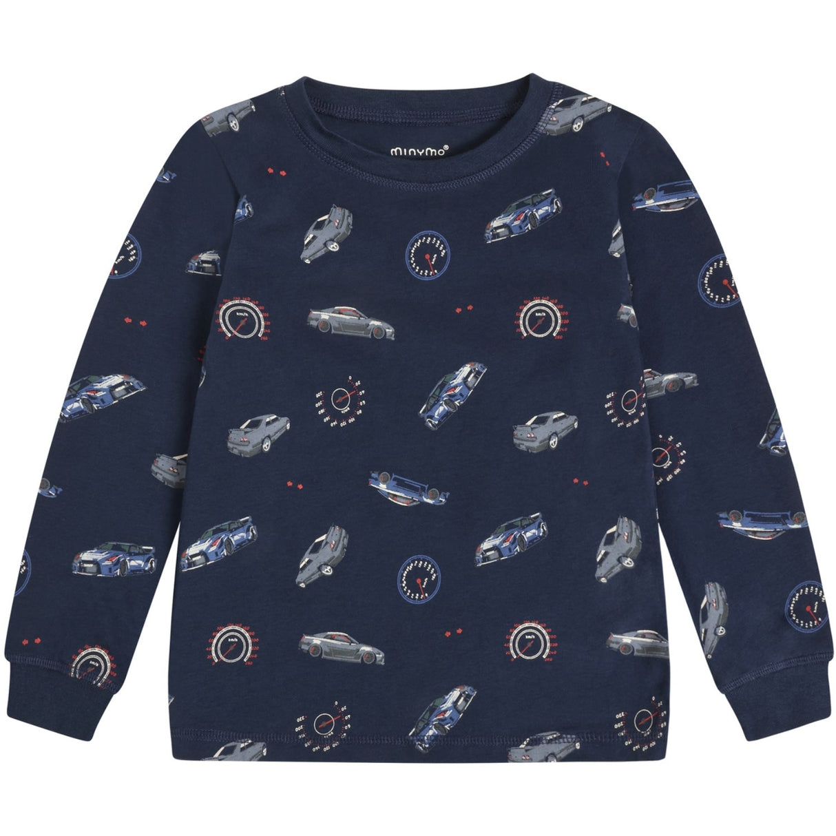 Minymo Dark Sapphire Pyjamas Ls Sett Aop