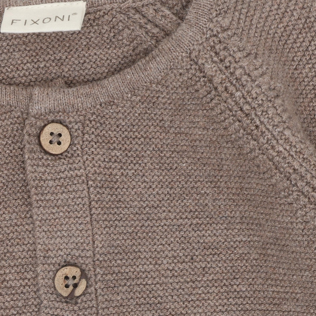 FIXONI Mountain Trial Melange Cardigan Stickad
