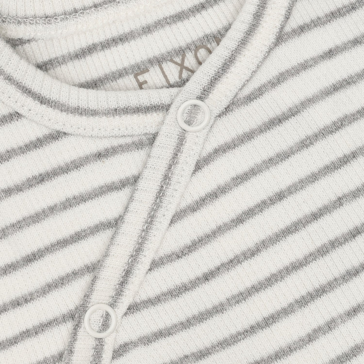 FIXONI Flint Gray Melange Omlott Body Ls Rib