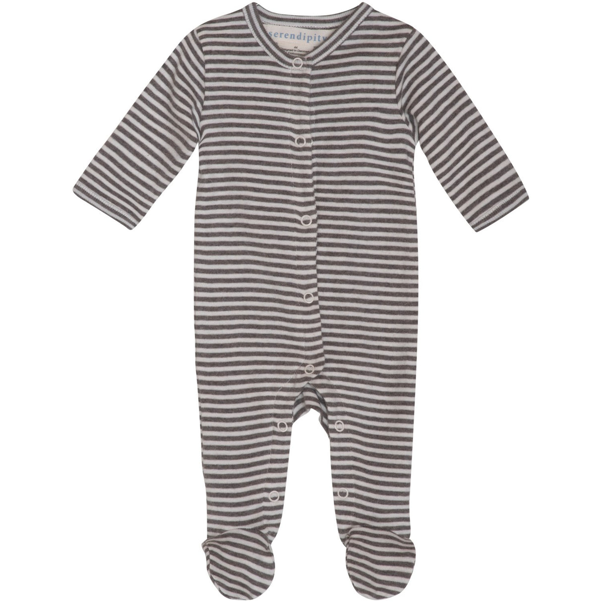 Serendipity Soil/Offwhite Newborn Stripe Dräkt