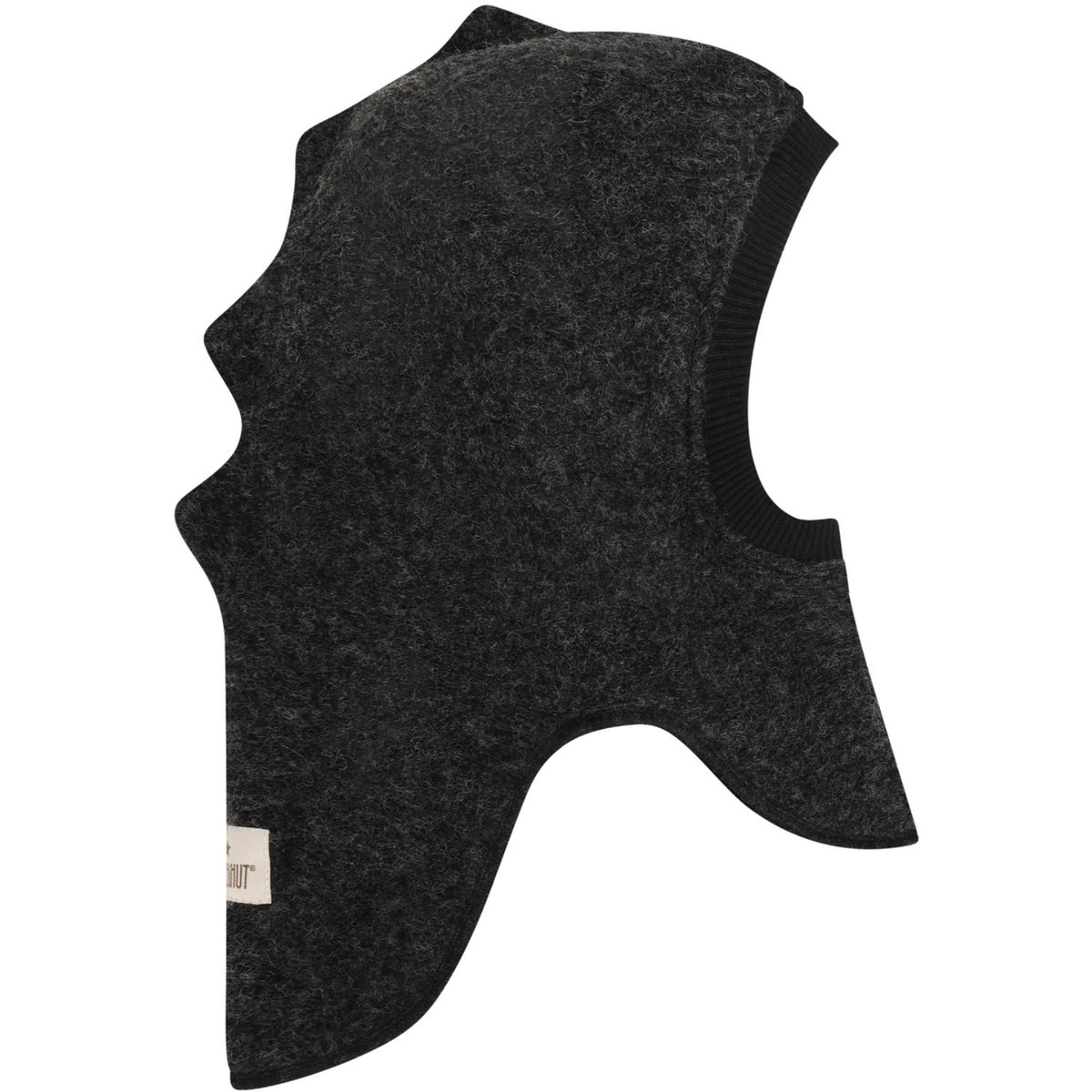 Huttelihut Dark Grey Melange Elefanthatt Triangles Ull
