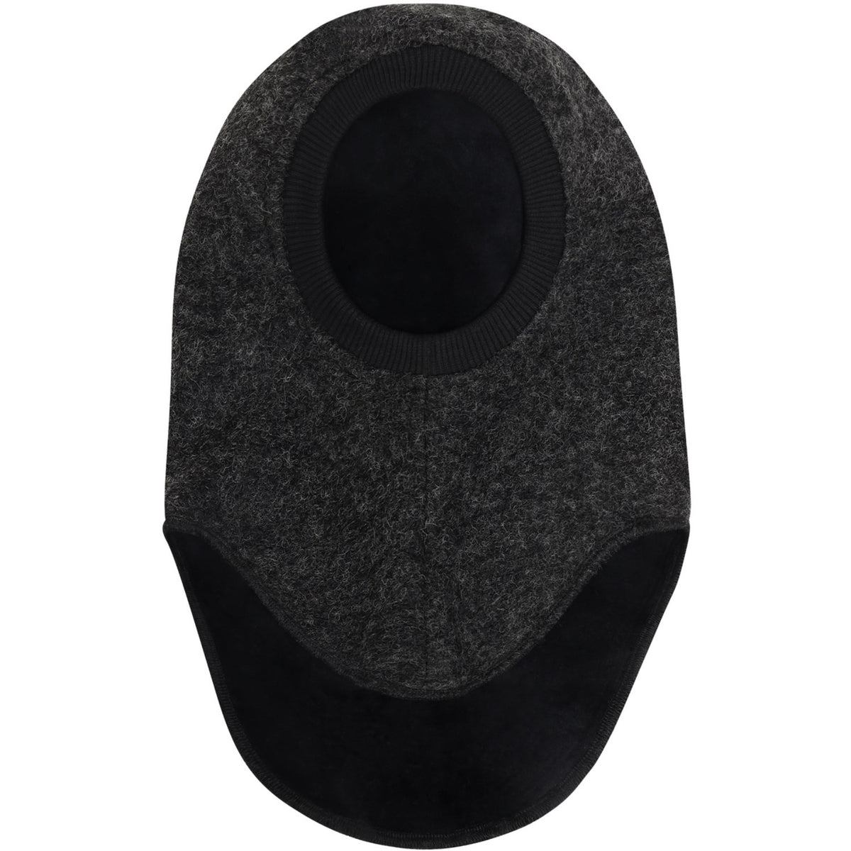Huttelihut Dark Grey Melange Elefanthatt Triangles Ull
