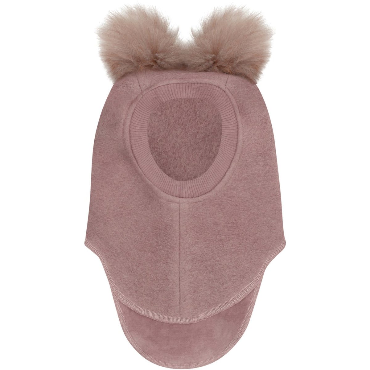 Huttelihut Deauville Mauve Elefanthatt Ull Alpaca Pompoms