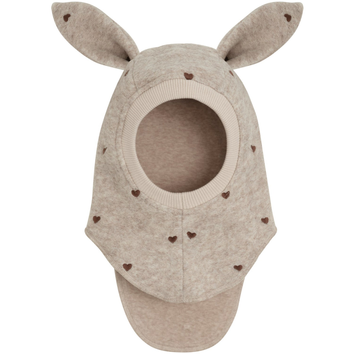 Huttelihut Sand Melange Elefanthatt Ears Emb. Ull