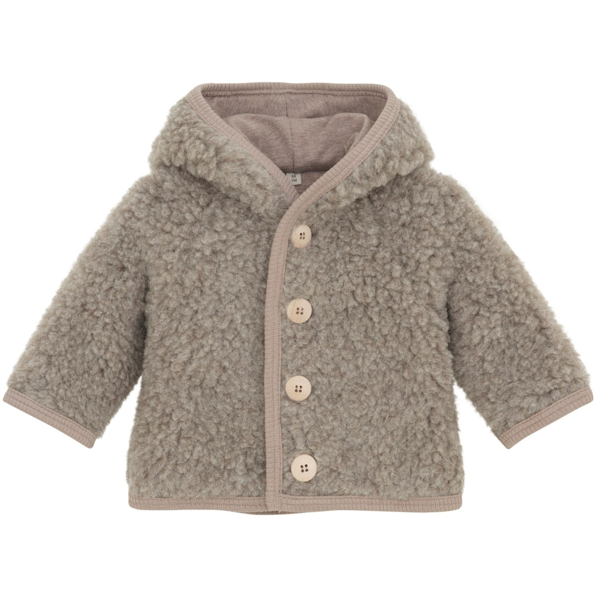 Huttelihut Camel Melange Jacka Pixie Ull Nallebjörn M/ Lin