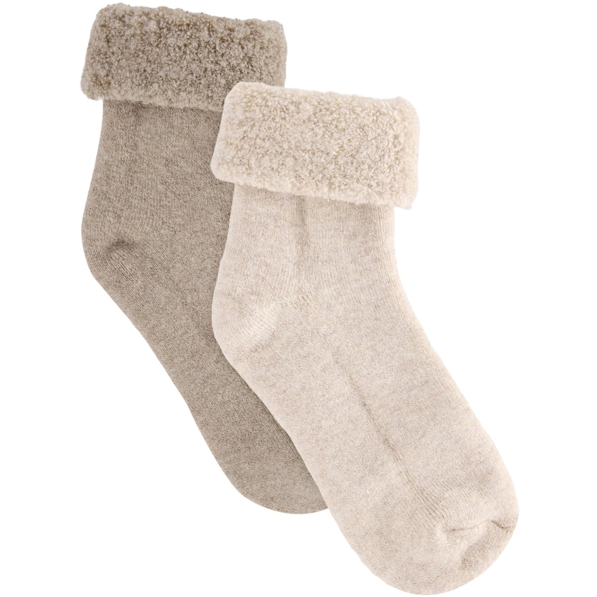 Huttelihut Camel Melange Ull Terry Strumpor 2-Pack