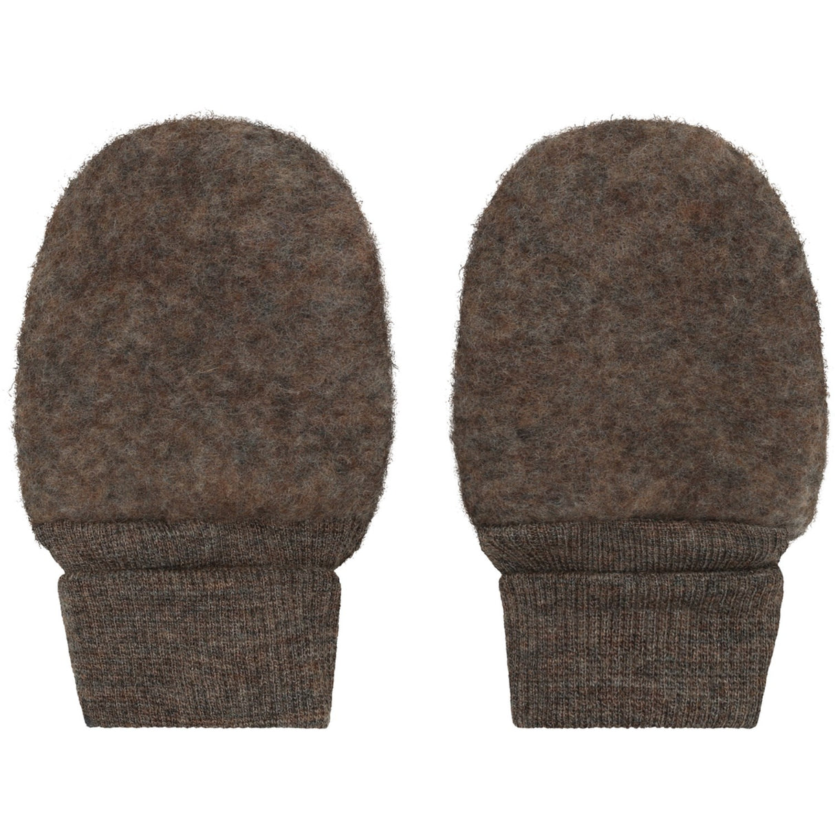 Huttelihut Brown Melange Vantar Ull Fleece