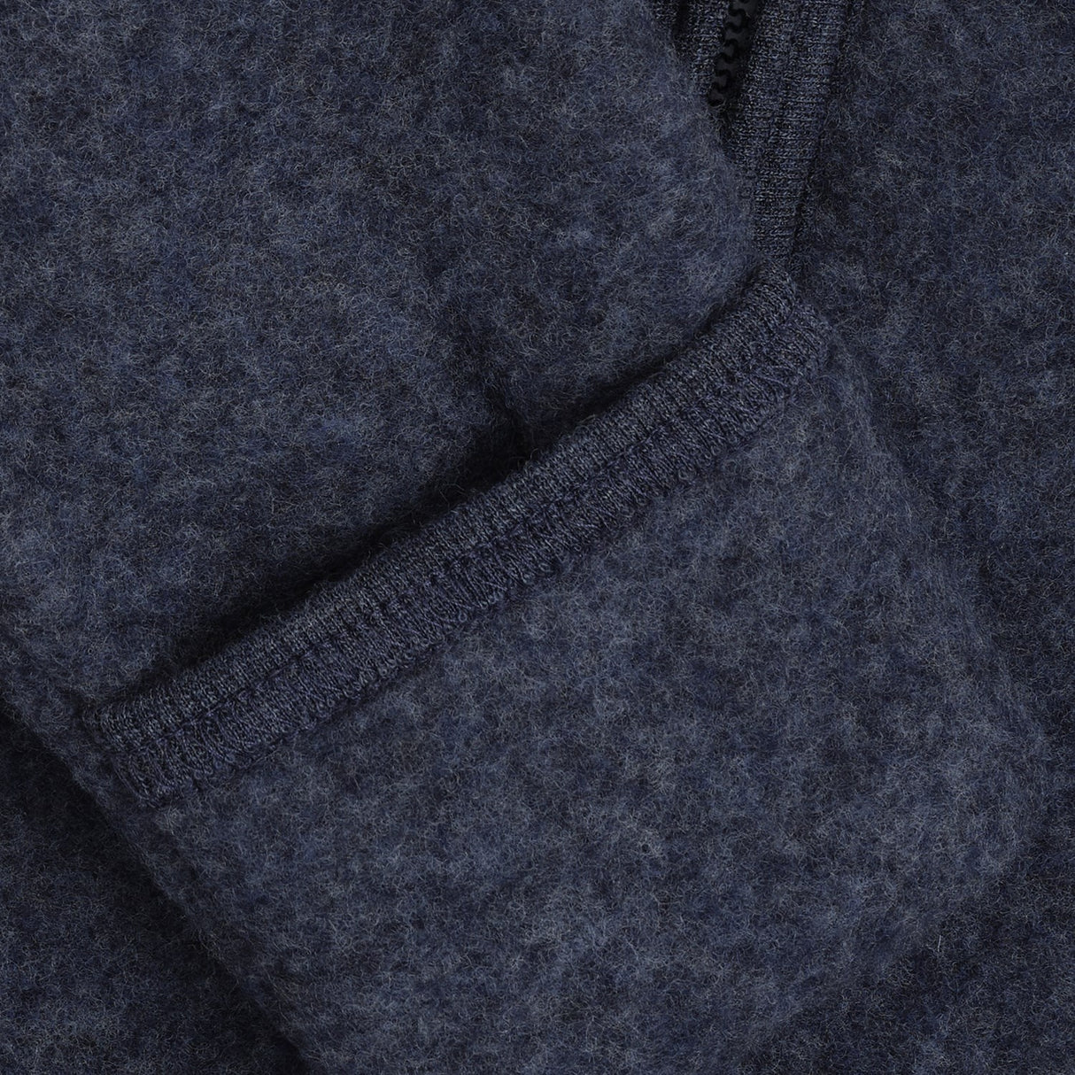 Huttelihut Ombre Blue Melange Sittvagnar Dräkt Ears Ull Fleece