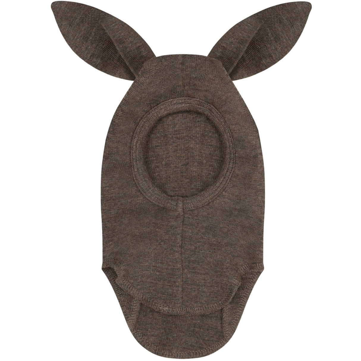 Huttelihut Brown Melange Elefanthatt Ears Ull Rib