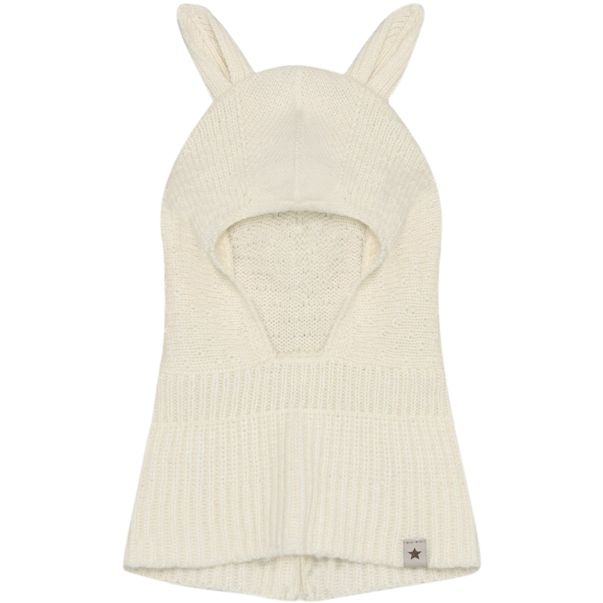 Huttelihut Off-White Elefanthatt Ears Ull Stickad