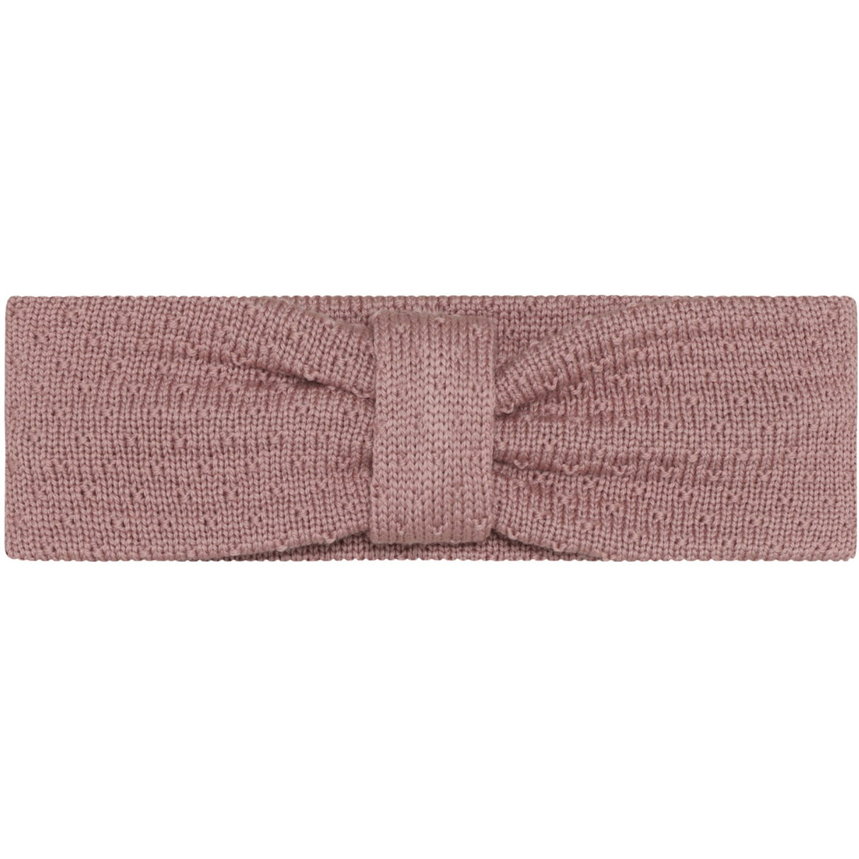 Huttelihut Woodrose Pannband Ull Stickad
