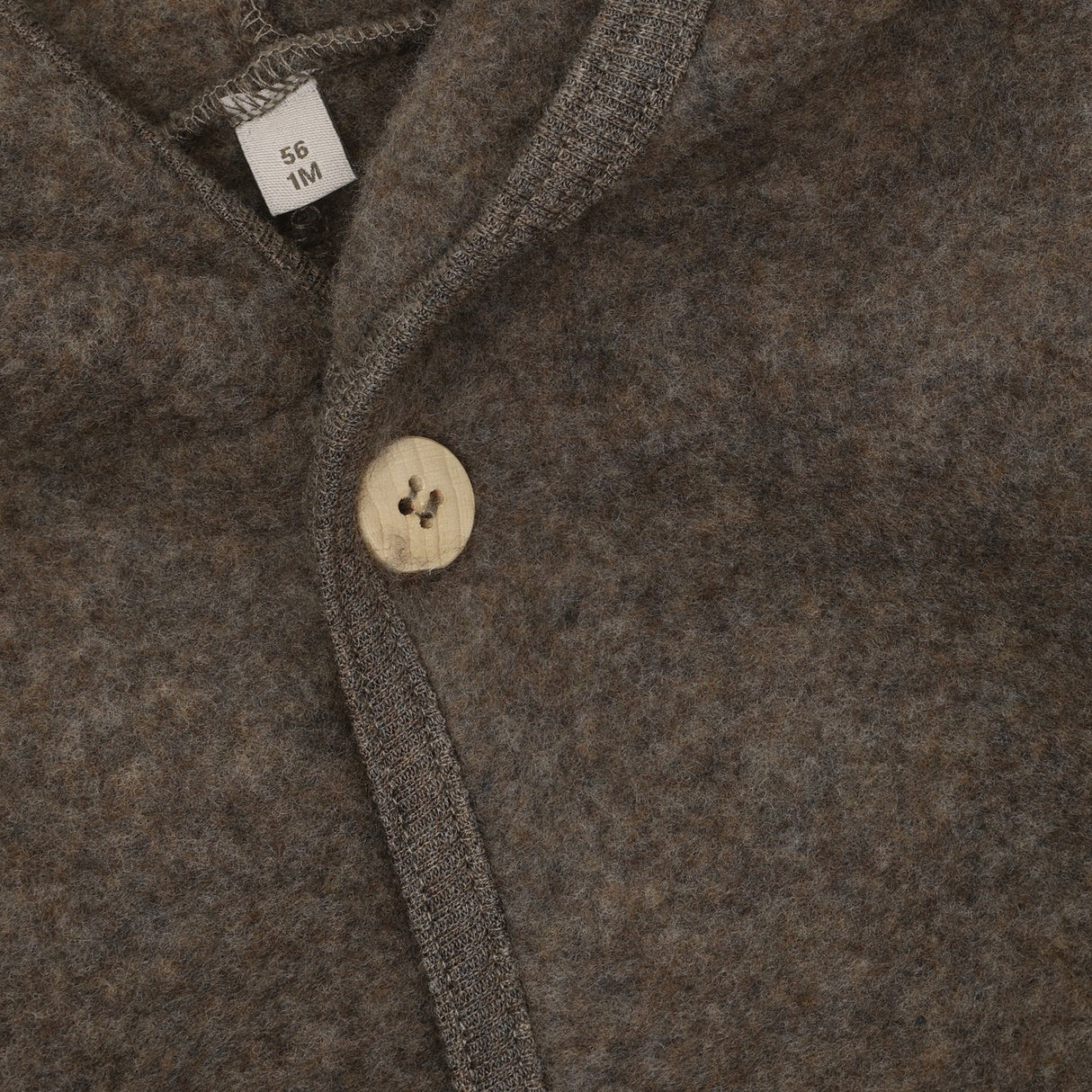 Huttelihut Brown Melange Sittvagnar Dräkt Pixie Ull Fleece