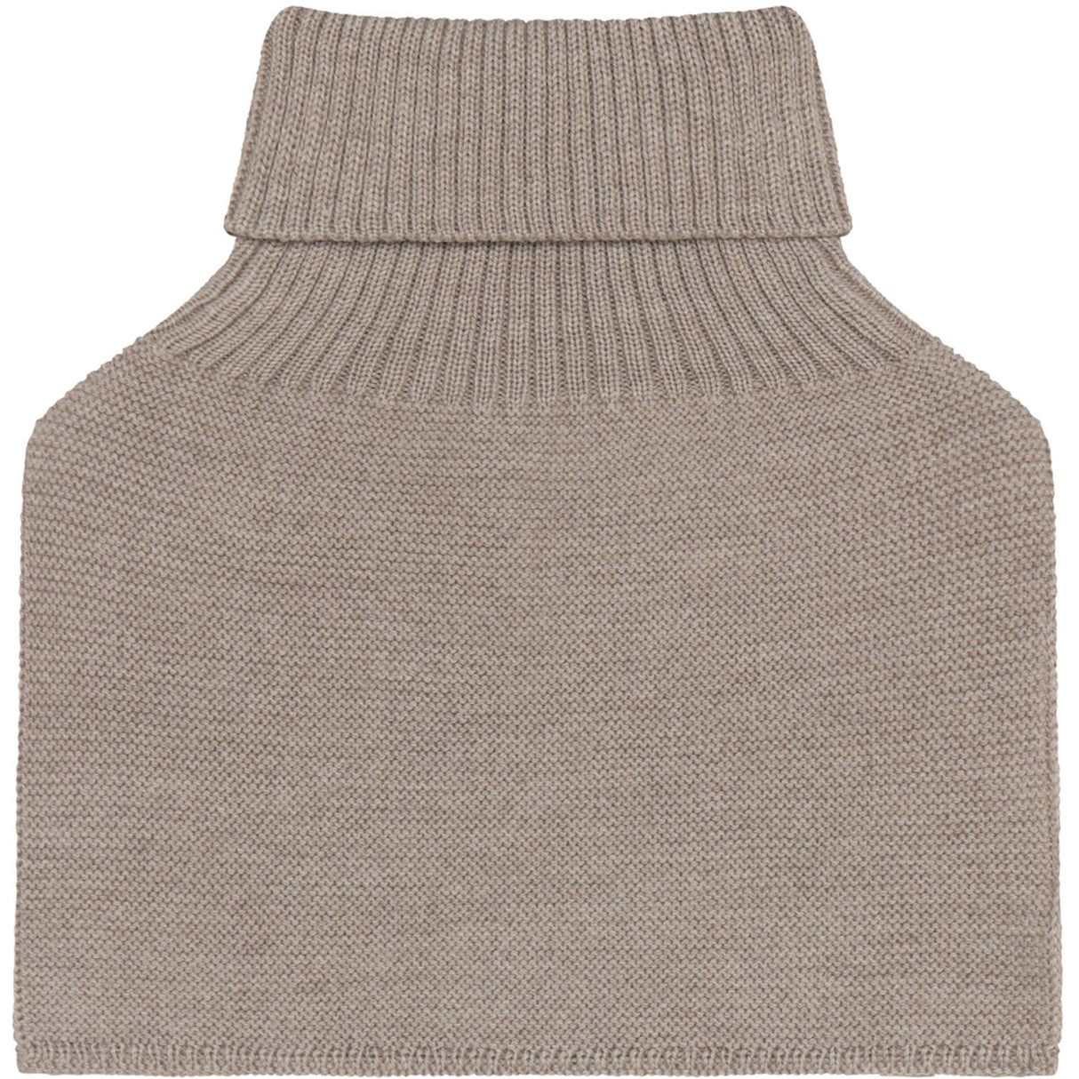 Huttelihut Camel Melange Neck Warmer Ull Stickad