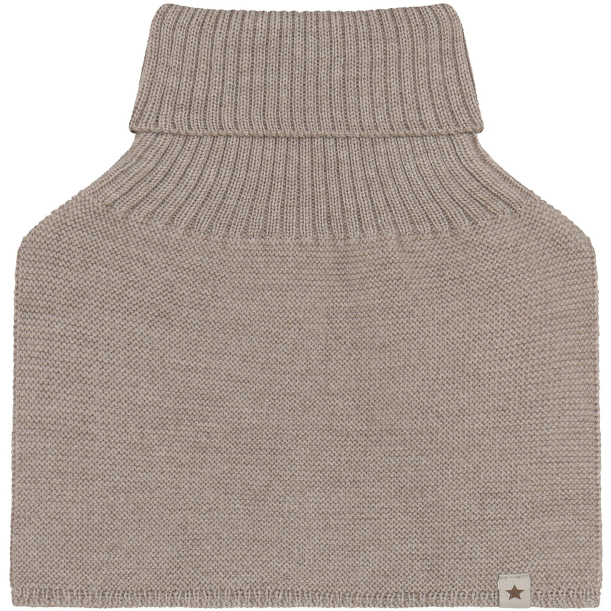 Huttelihut Camel Melange Neck Warmer Ull Stickad