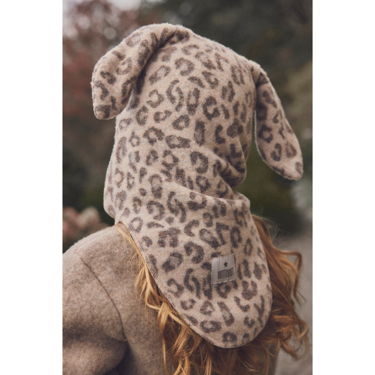 Huttelihut Camel Melange Elefanthatt Ears Ull Fleece Jac