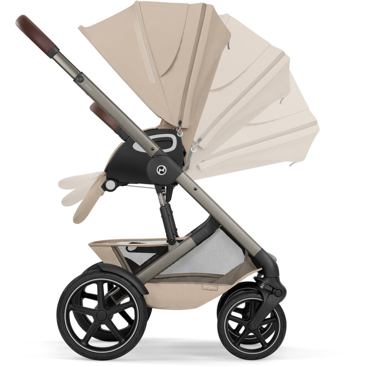 Cybex Almond Beige Talos S Lux Tpe Inklusiv Foldbar Cot