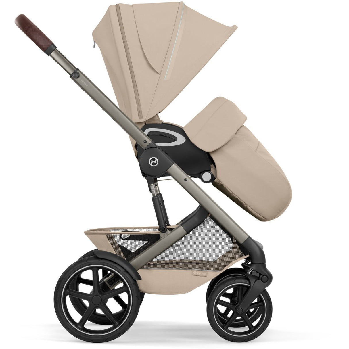 Cybex Almond Beige Talos S Lux Tpe Inklusiv Foldbar Cot