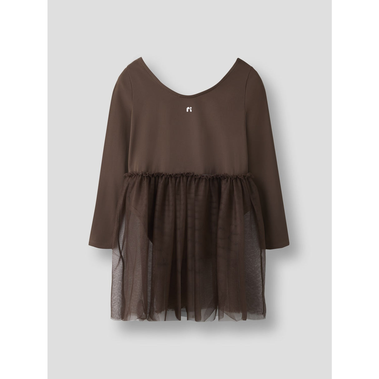 Name It Chocolate Martini Nmfdaisy Ls Slim Klänning