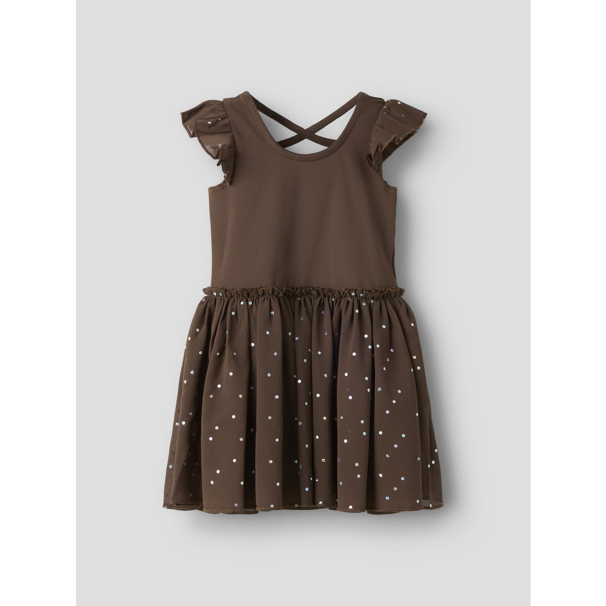 Name It Chocolate Martini Nmftulle Ss Klänning