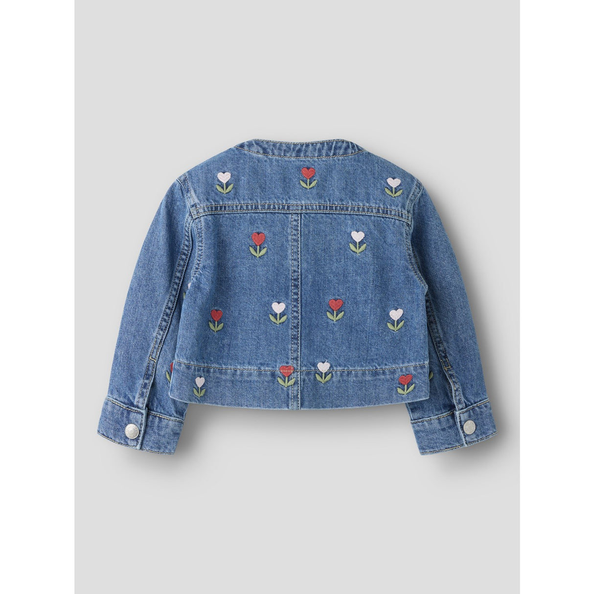 Name It Medium Blue Denim Embroided Nmfmalo Dnm Emb Jacka 5526-Bp