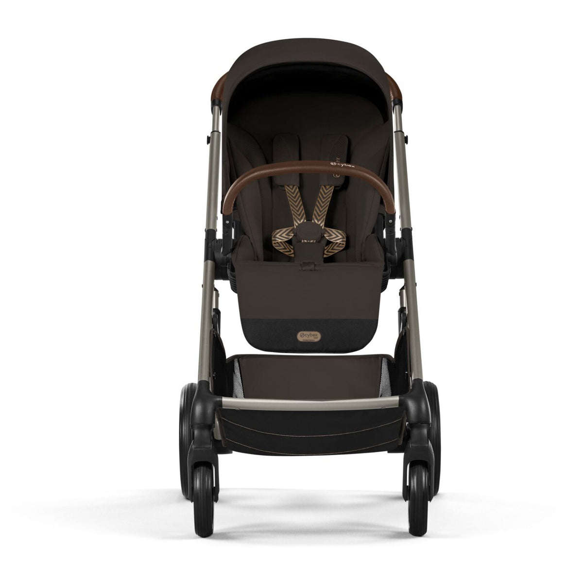 Cybex Chocolate Brown Balios S Lux Tpe Inklusiv Foldbar Cot