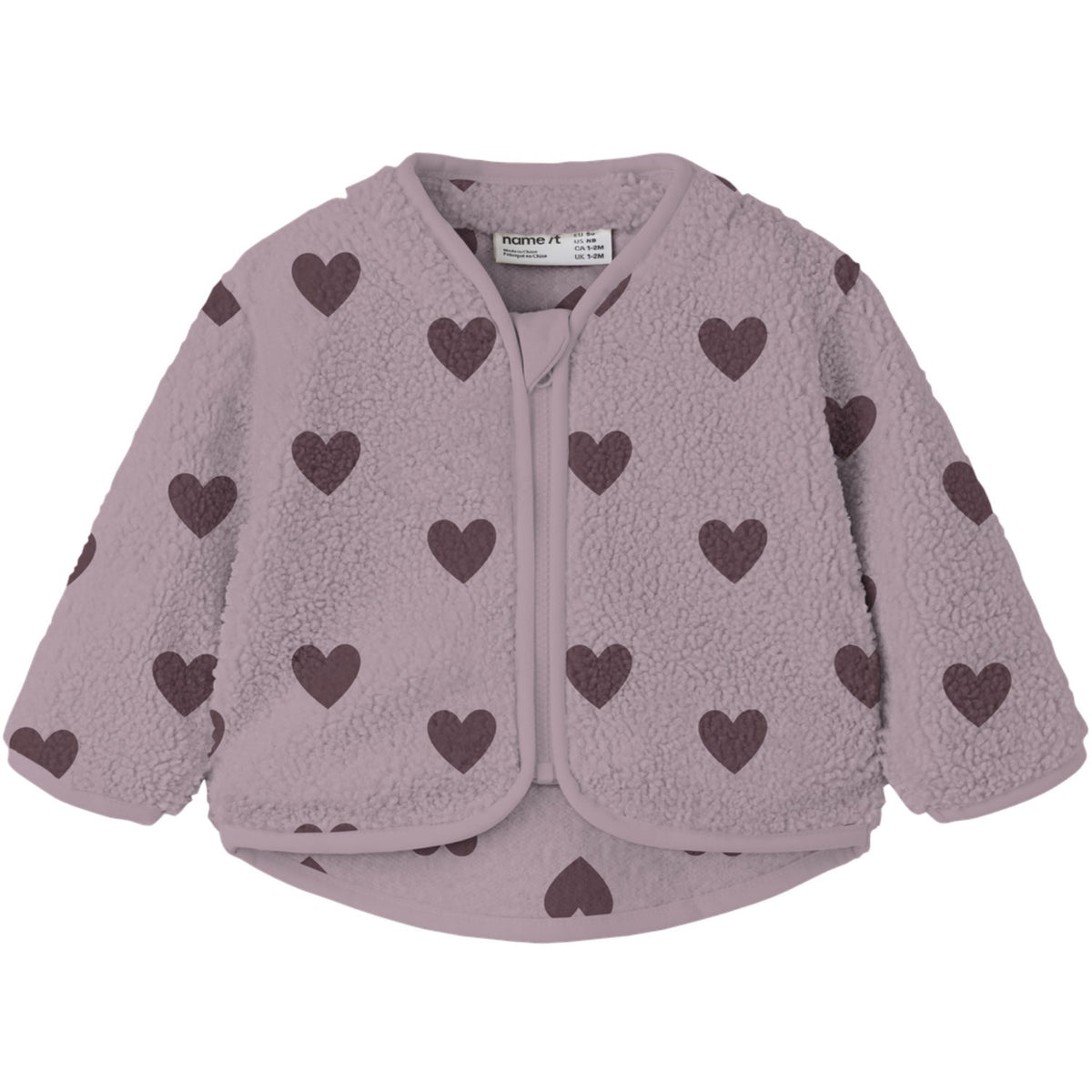 Name It Mauve Shadows Nbfolaja Nreg Teddy Jacka