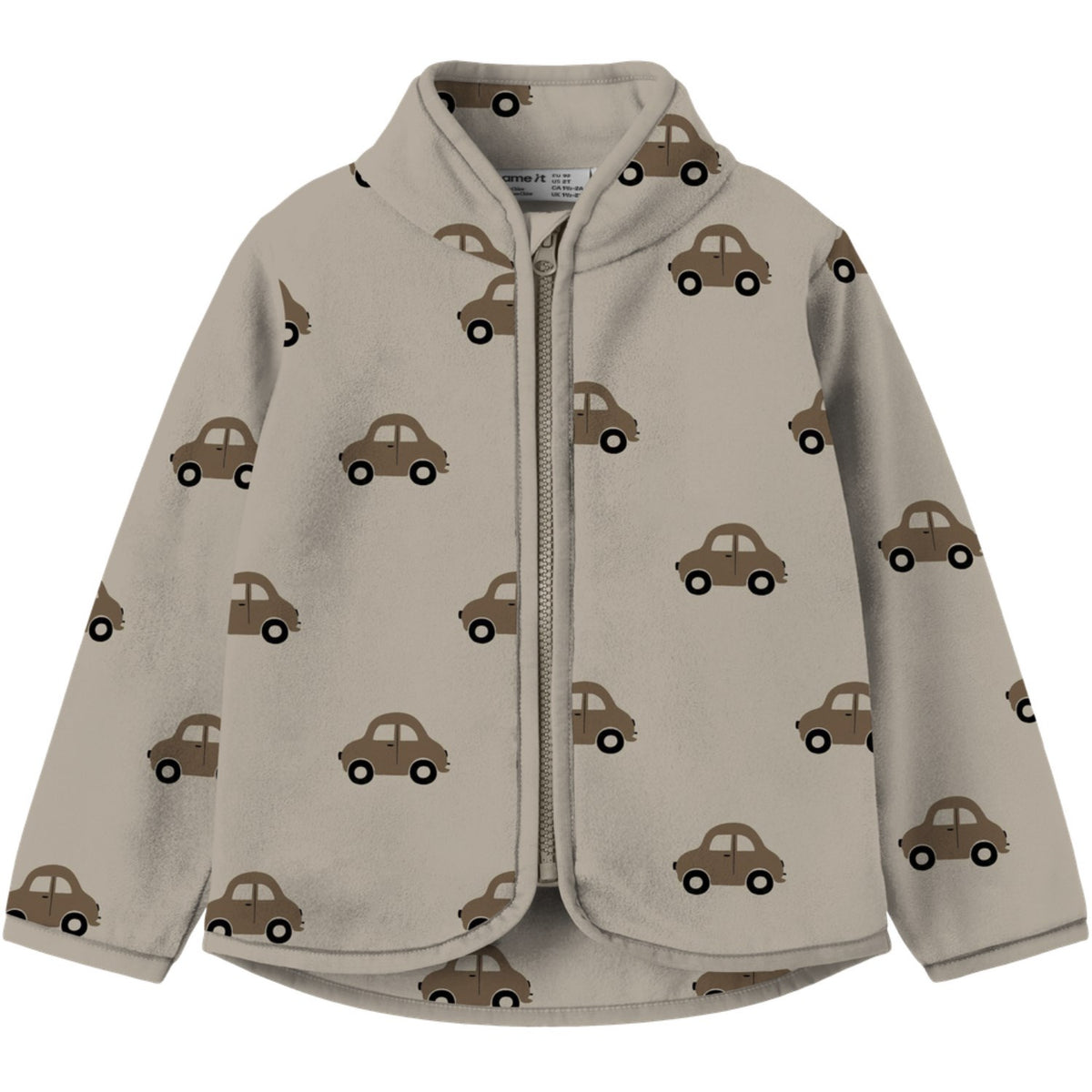 Name It Island Fossil Nmmorlajs Nreg Fleece Jacka