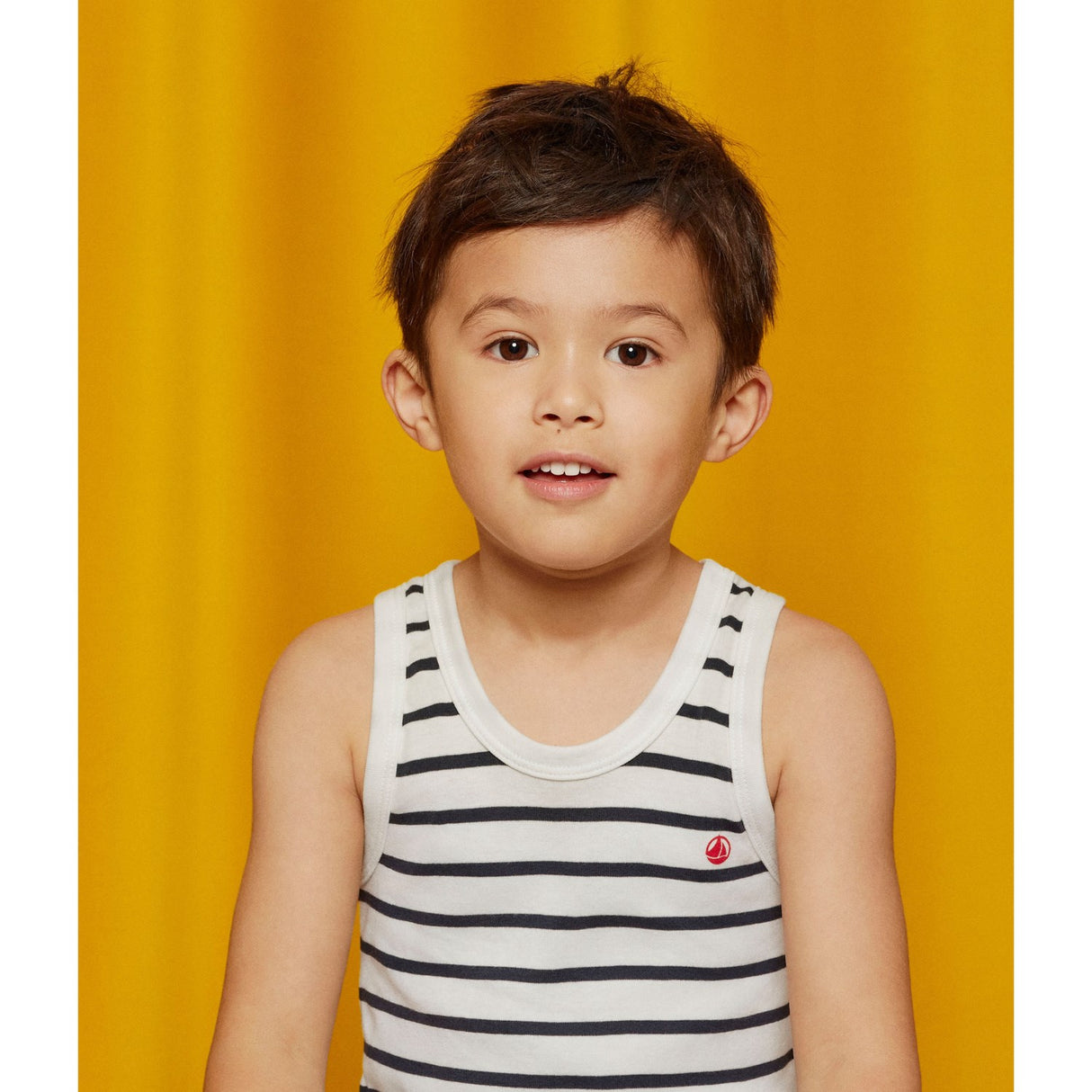 Petit Bateau Navy Stripe Undershirt 2-pack