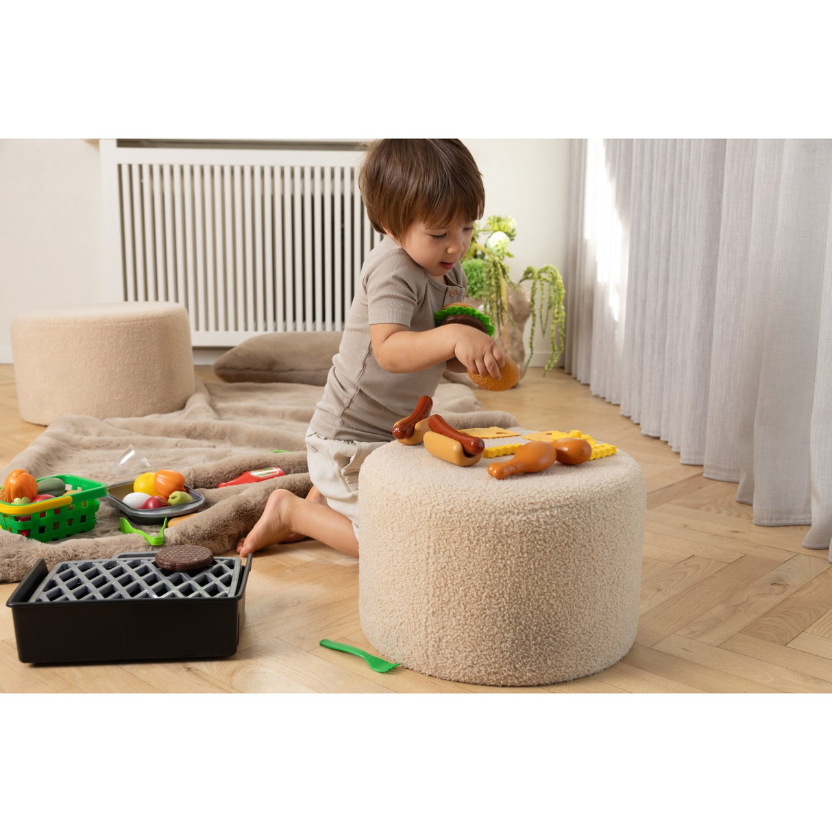 Dantoy Mixed Colours Classic Playfood-Sæt, 83 Dele