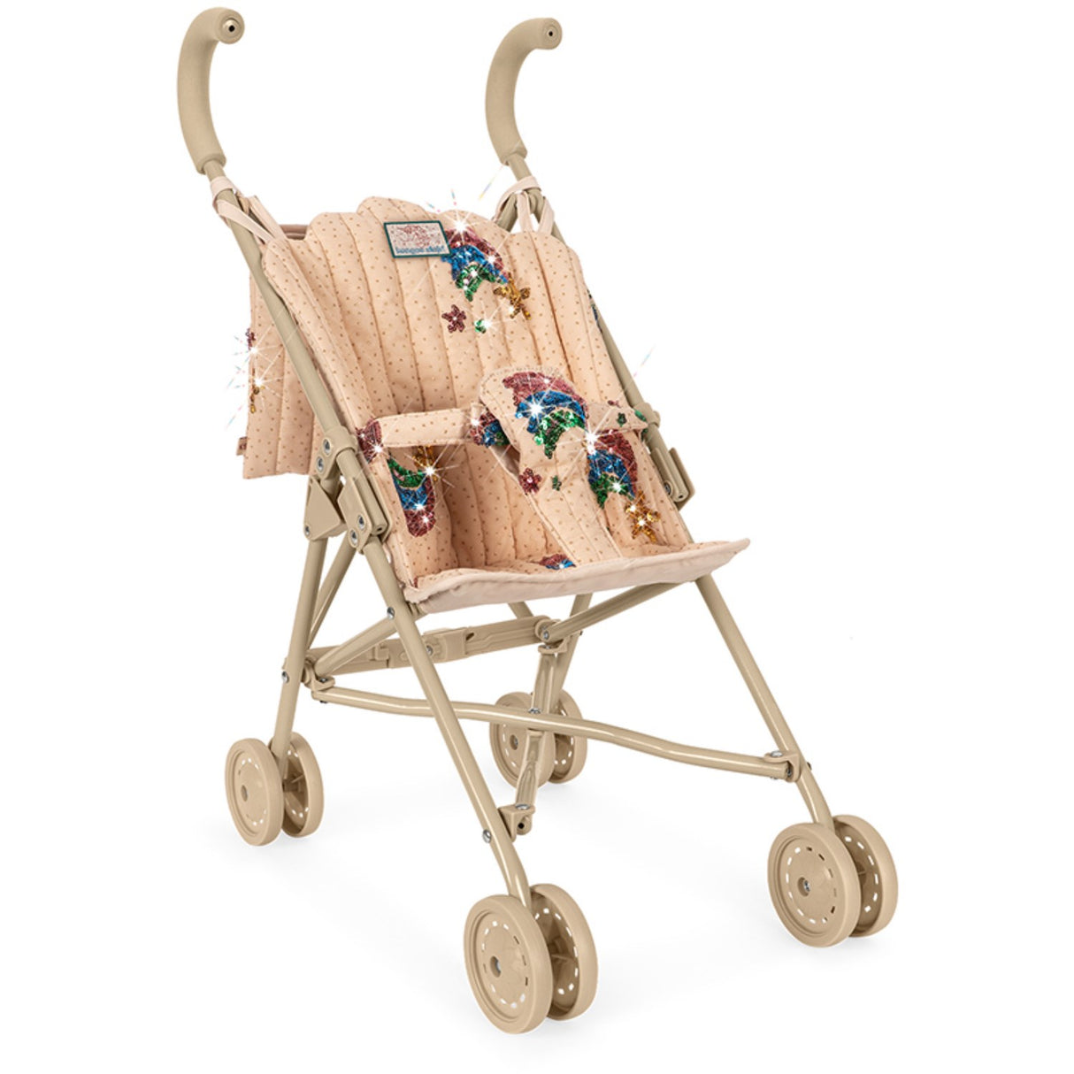 Konges Sløjd Rainbow Star Tyll Docka Stroller