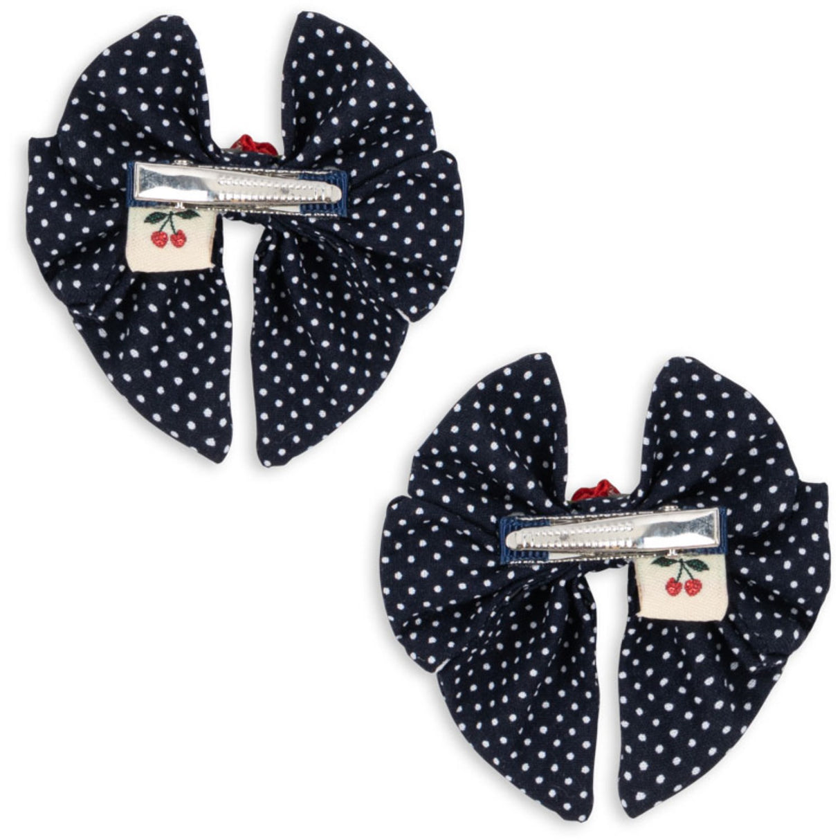 Konges Sløjd Dot Nuit 2 Pack Rose Rouge Rosett Hair Clip