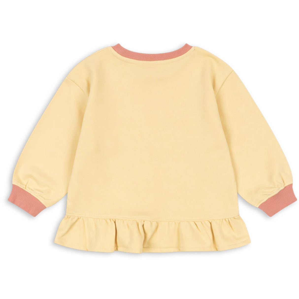 Konges Sløjd Banana Crepe Spotty Frill Sweat Gots
