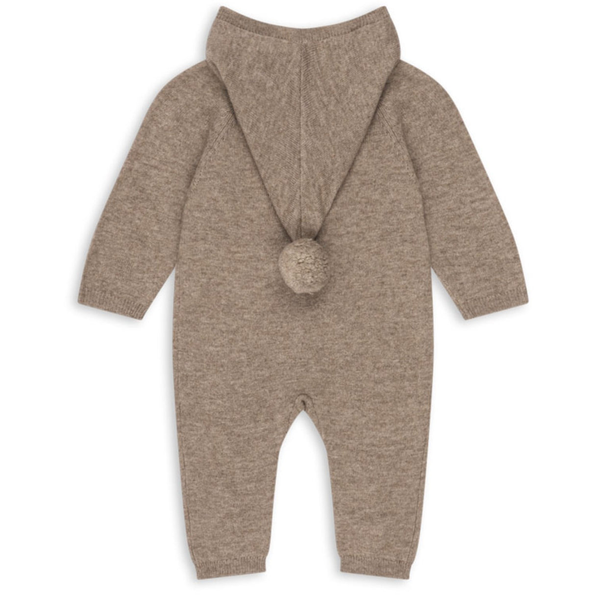 Konges Sløjd Light Brown Mattou Stickad Onesie