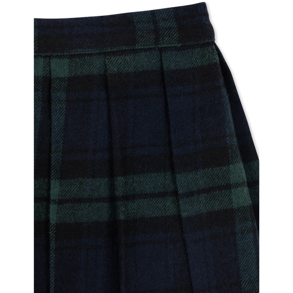 Konges Sløjd Green Check Checky Pleat Kjol Gots