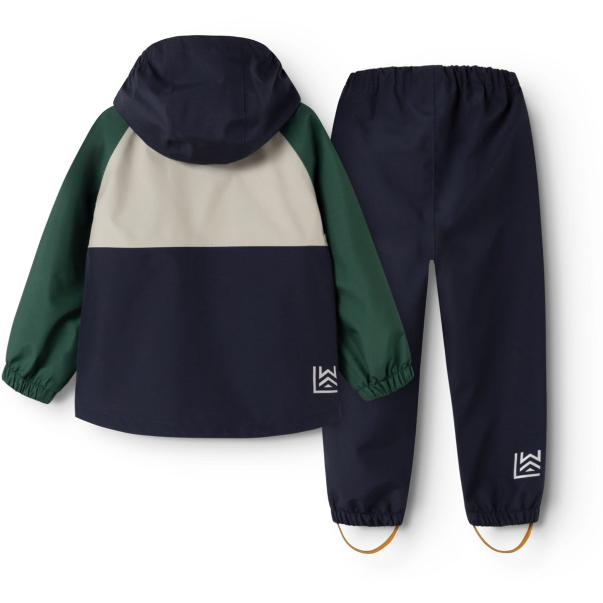 LIEWOOD Garden Green Multi Mix Pedia Regnkläder Sett