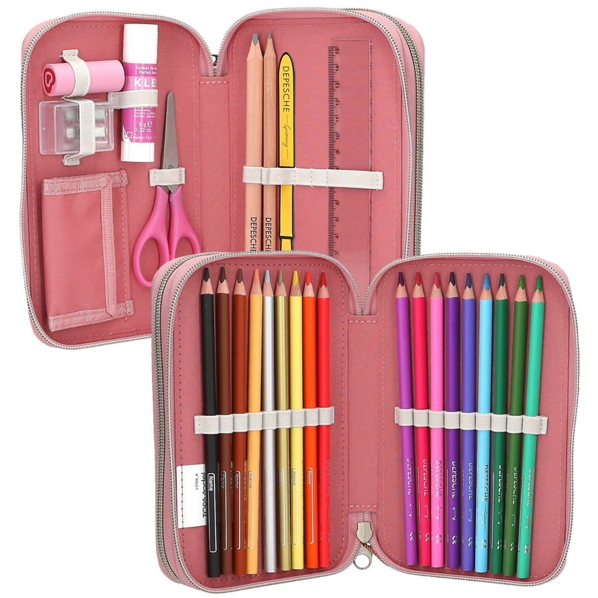 TOPModel Heart To Heart Dubbel Pencil Case