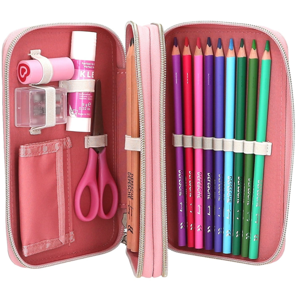 TOPModel Heart To Heart Dubbel Pencil Case