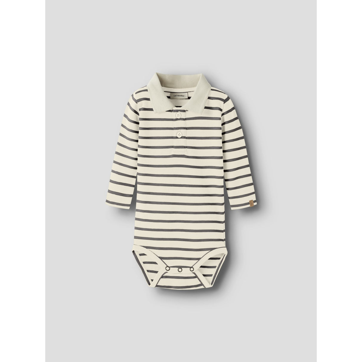 Lil'Atelier Turtledove Poppy Seed Nbmlimia Ls Pikétröja Body Lil