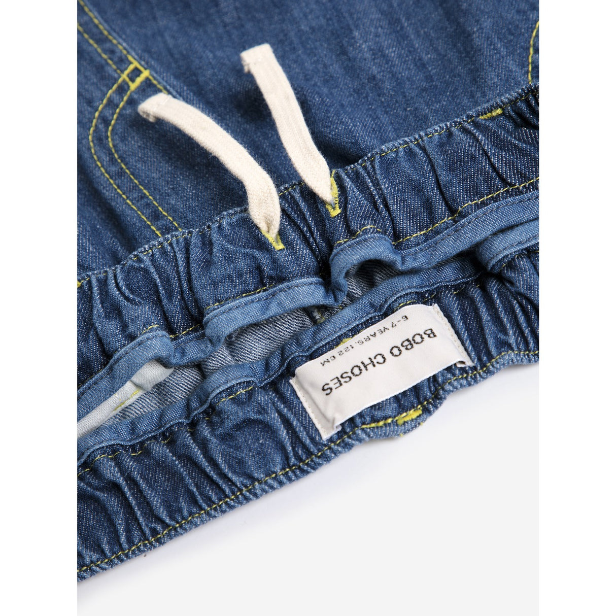 Bobo Choses Midnight Blue Taxi Saurus Tag Denim Byxor