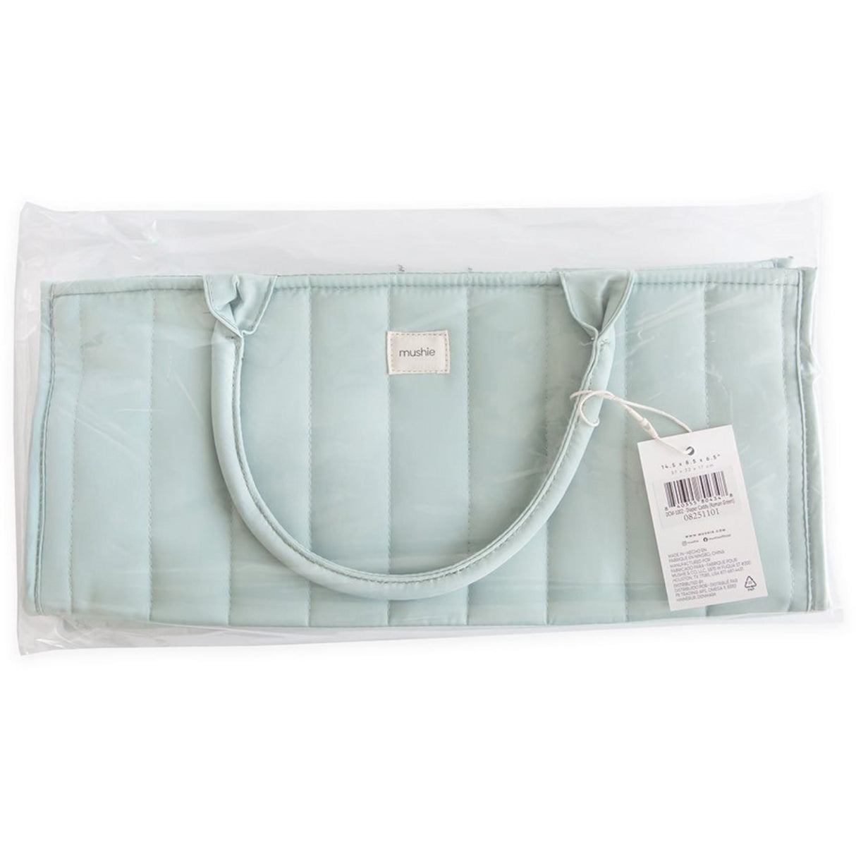 Mushie Roman Green Mushie Diaper Caddy - Roman Green