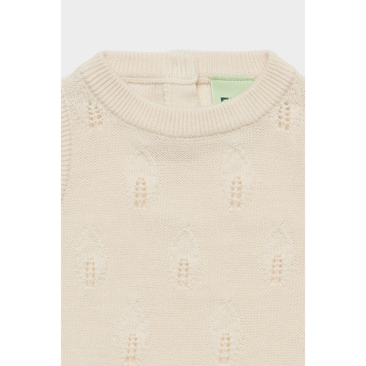 FUB Ecru Baby Leaf Väst