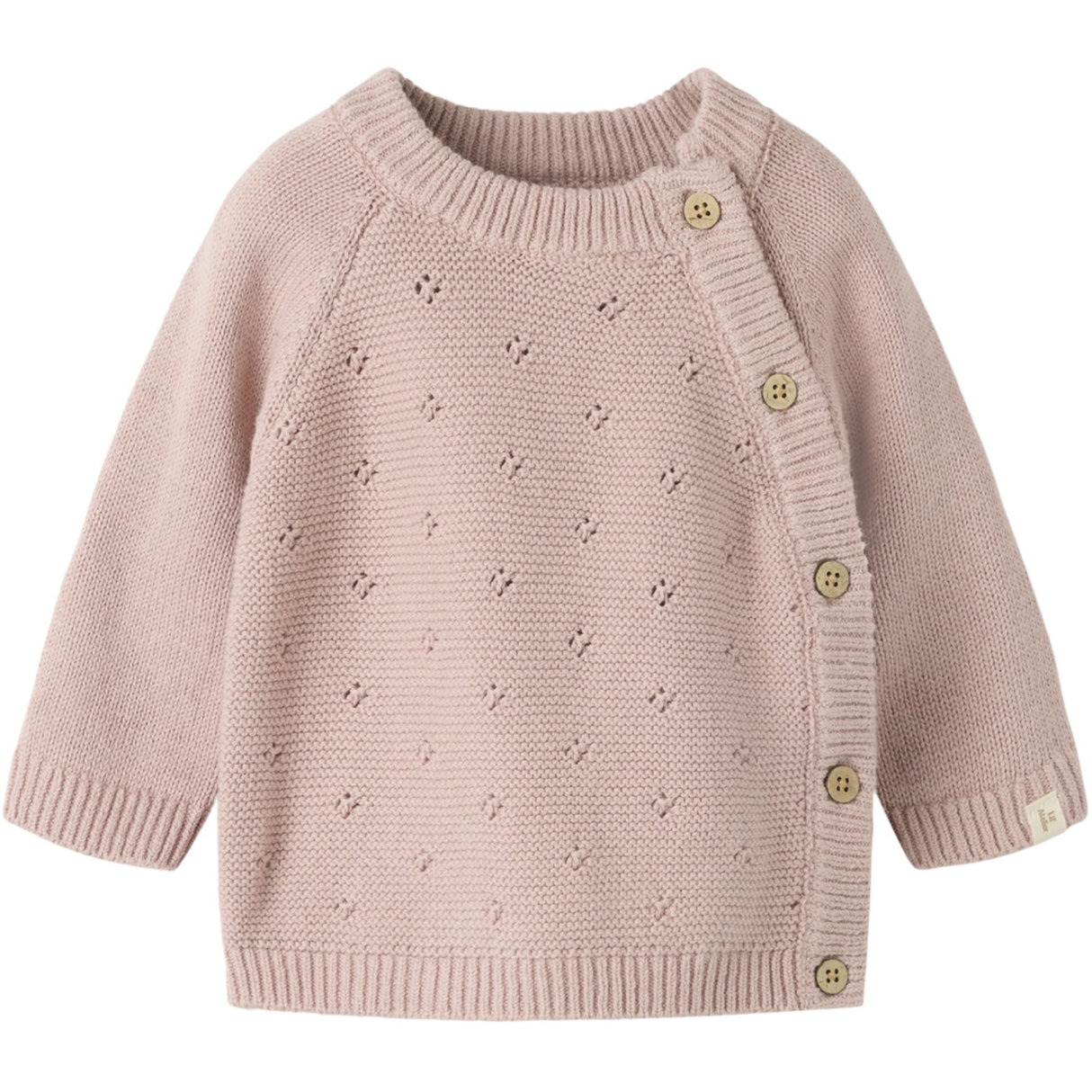 Lil'Atelier Adobe Rose Nbnlaguna Ls Omlott Stickad Lil