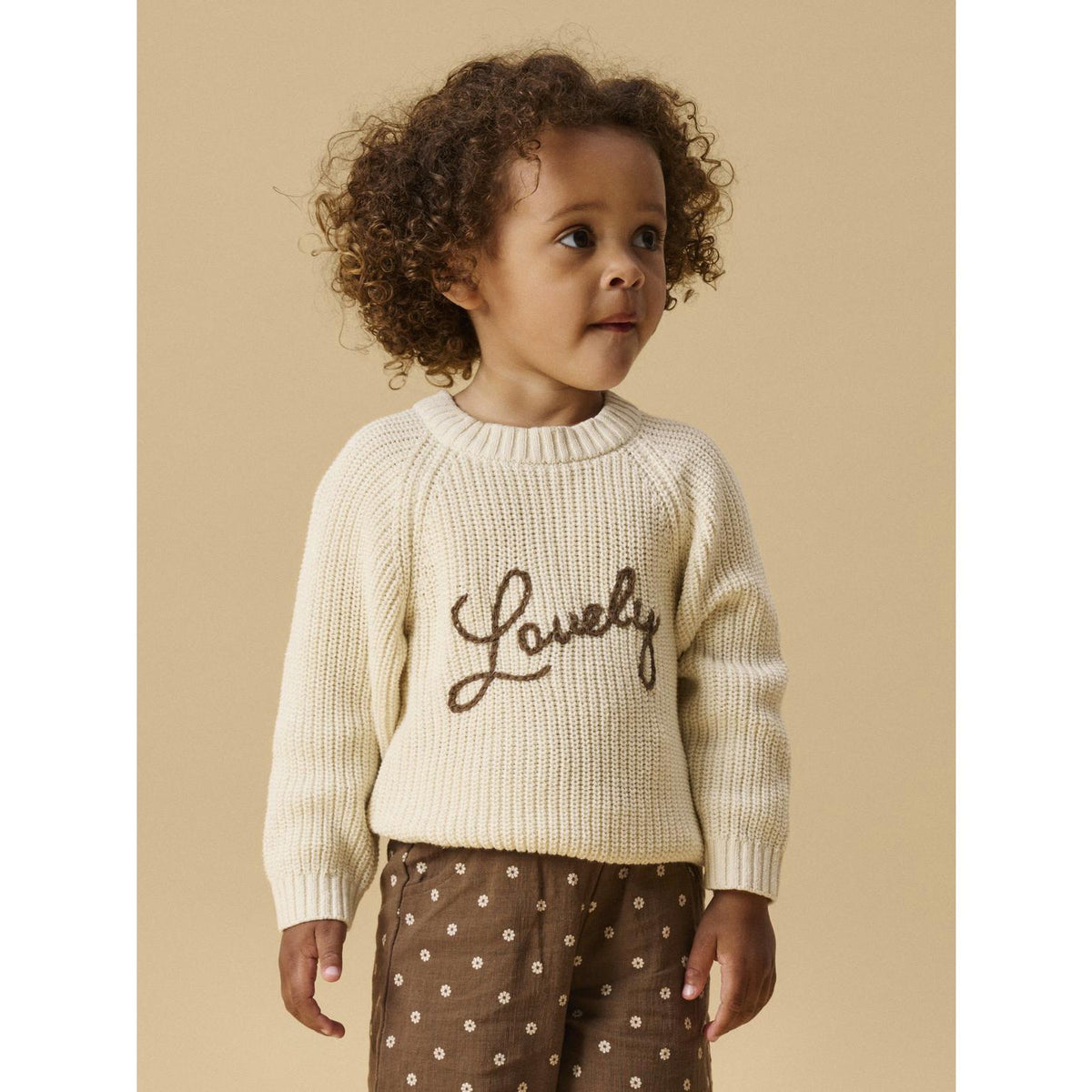 Lil'Atelier Turtledove Lovely Nmfemlen Emb Stickad Lil