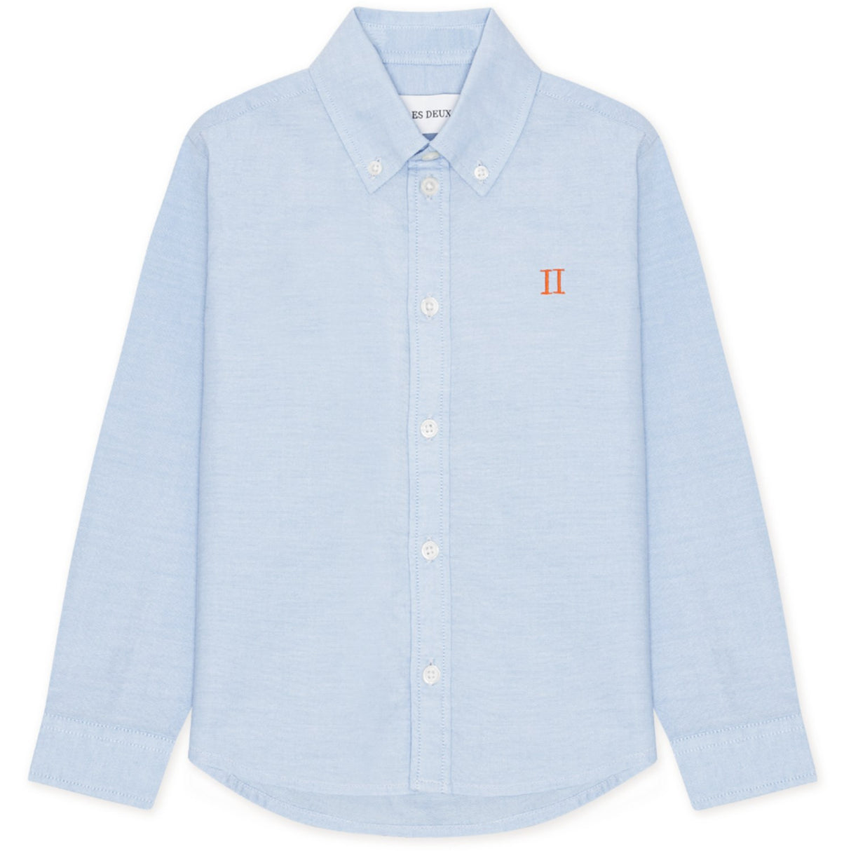 Les Deux Kids Light Blue Core Contrast Oxford Skjorta Kids